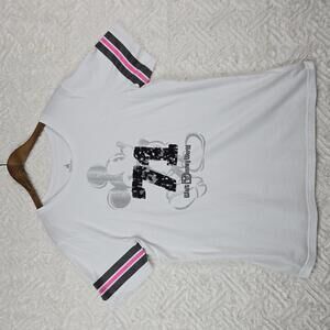 Disney Parks White Mickey Mouse 71 T-Shirt XL